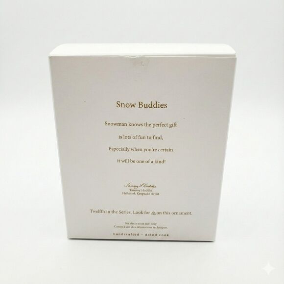 2009 Hallmark Keepsake Ornament SNOW BUDDIES 12th Series Snowman Seal QX8095 Box - Picture 10 of 15